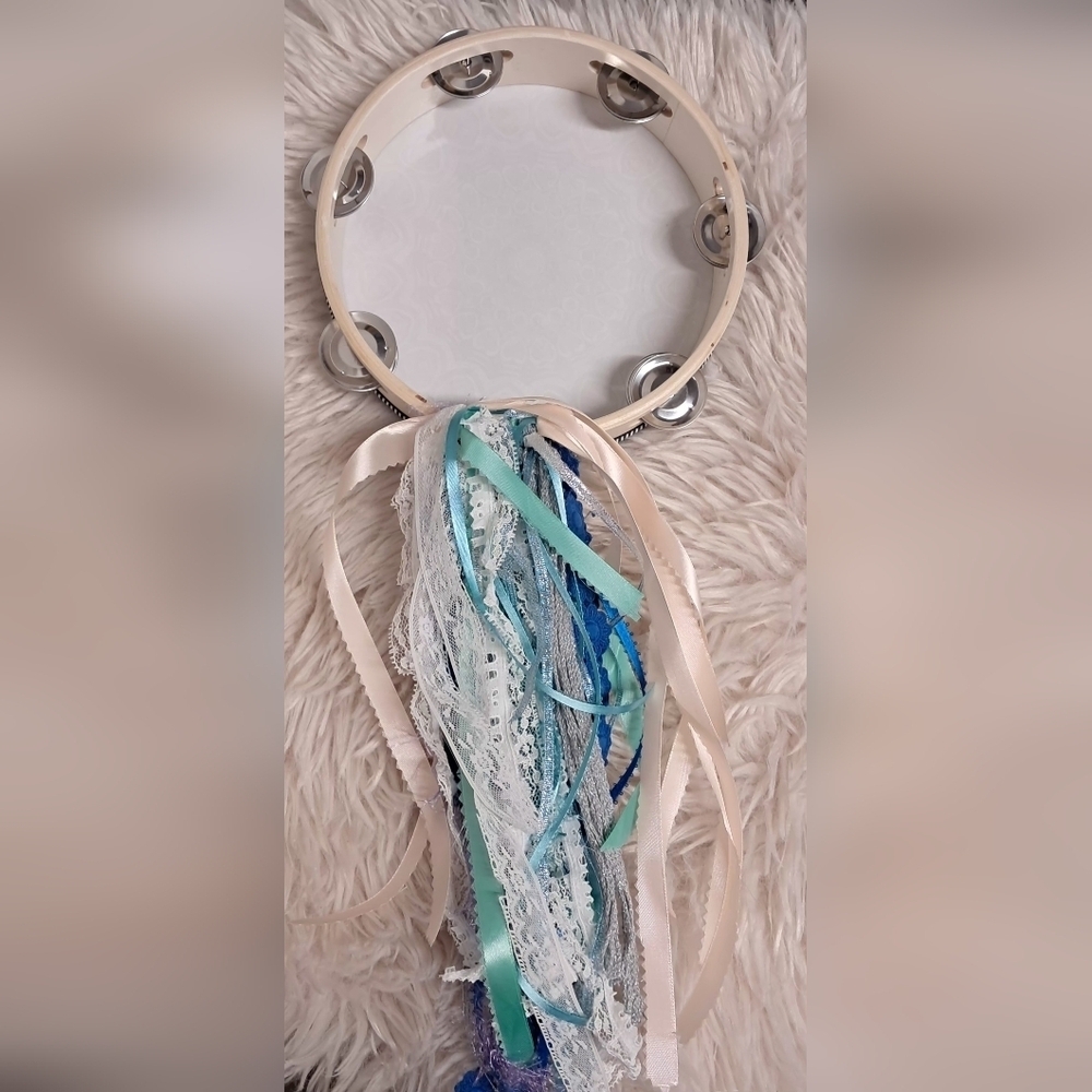 8" Festival Tambourine - Picture 3 of 6